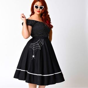 A-line spider skirt 🕷️